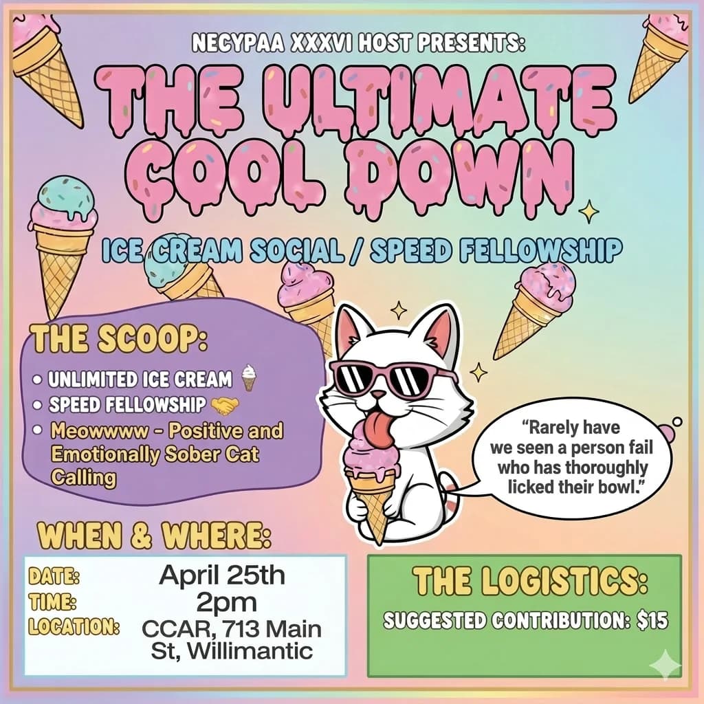 The Ultimate Cool Down - Ice Cream Social and Speed Fellowship