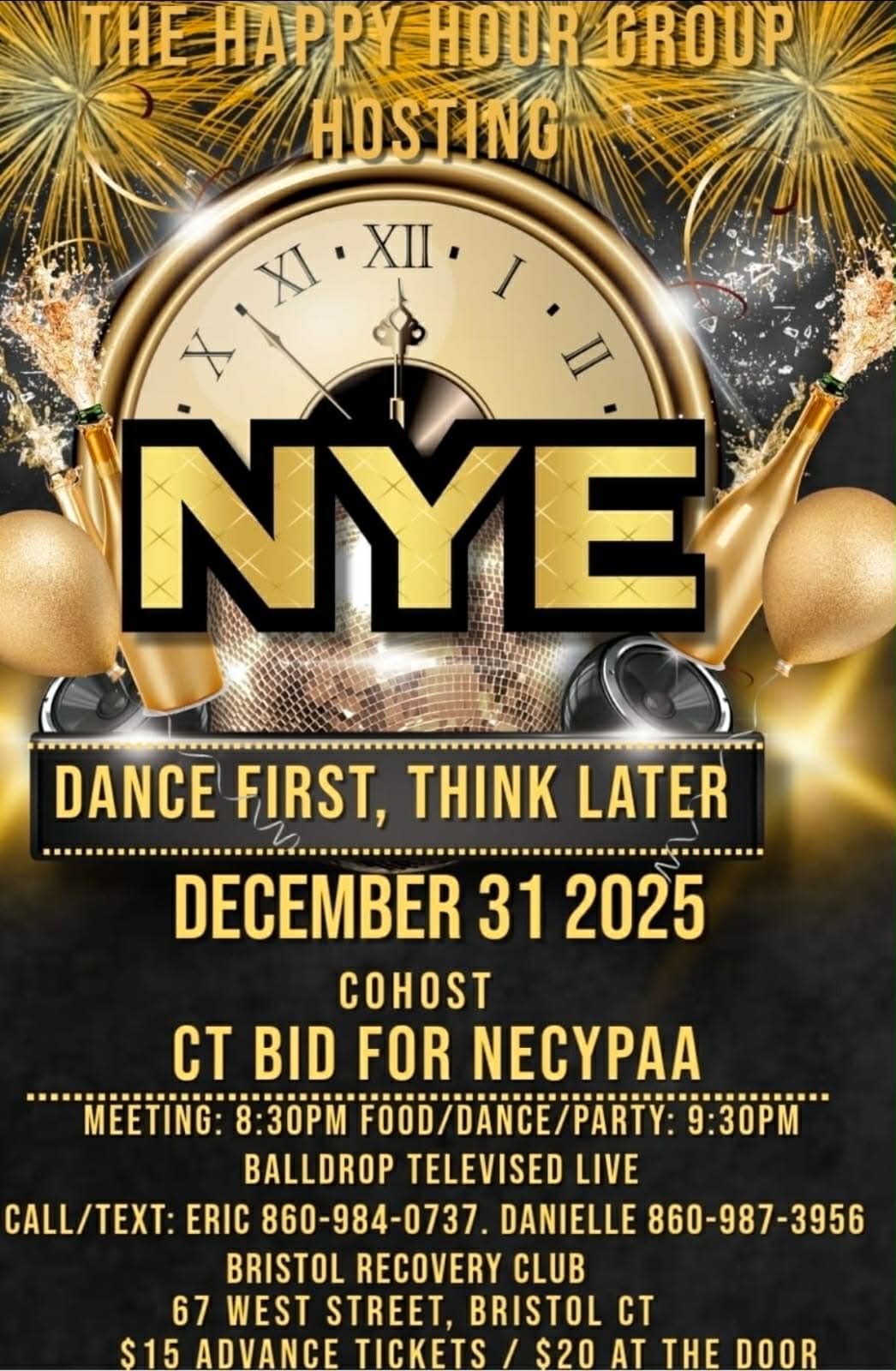 New Year's Eve Event Flyer